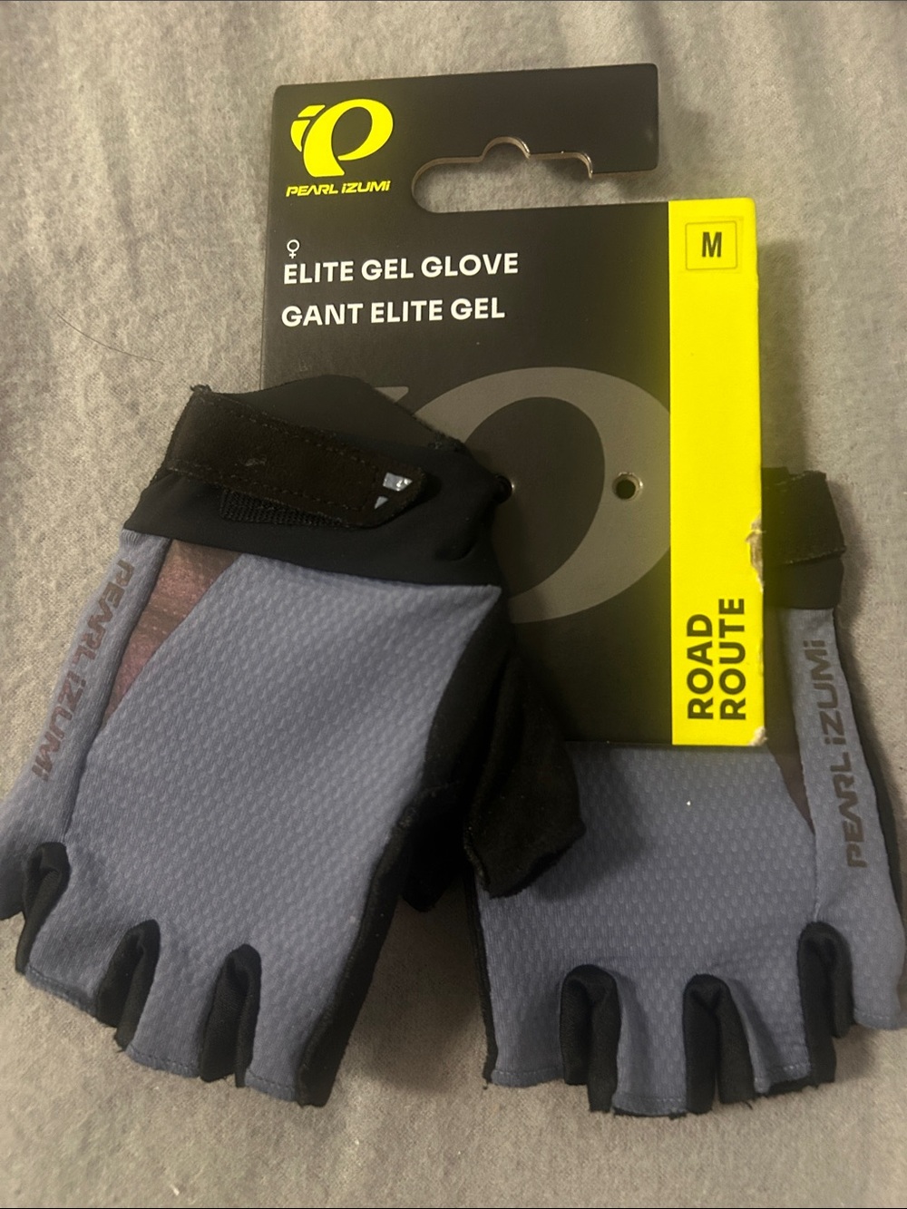 Pearl Izumi Women's Elite Gel Fingerless Cycling Gloves - Gray/Black